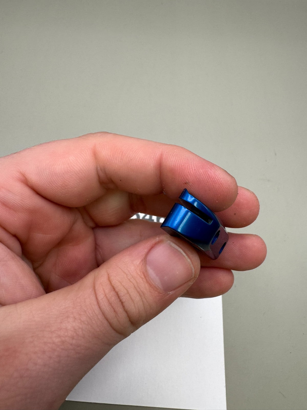 Custom Products ASA Rail/Mount-Satin Blue