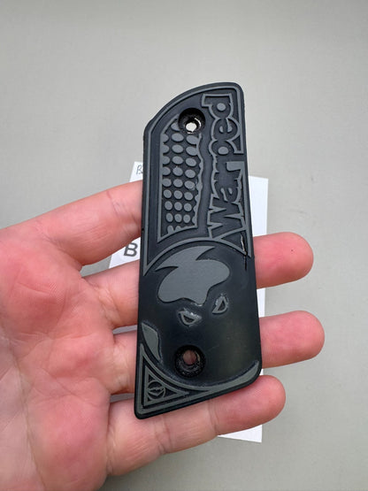 Bob Long 1911/45 Style Right Side Grip Panel Warped Sportz-Black