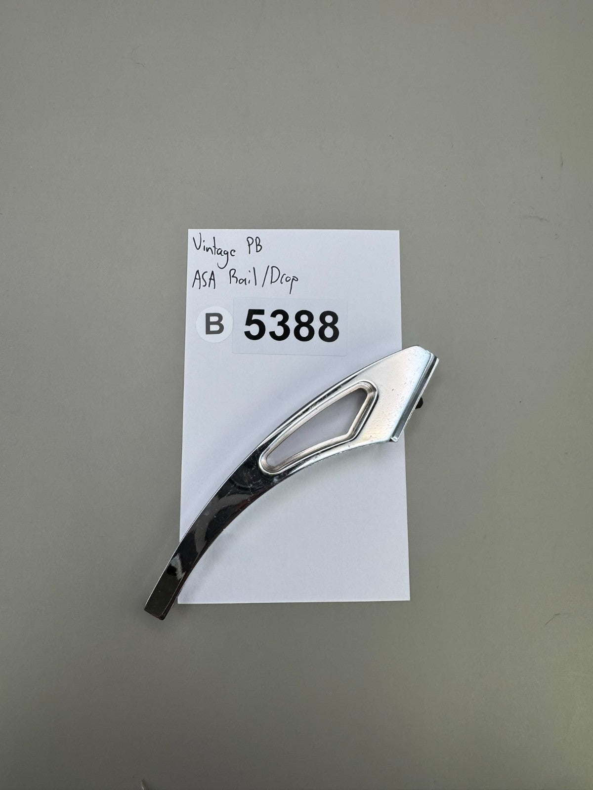Vintage PB ASA Rail/Drop-Gloss Silver