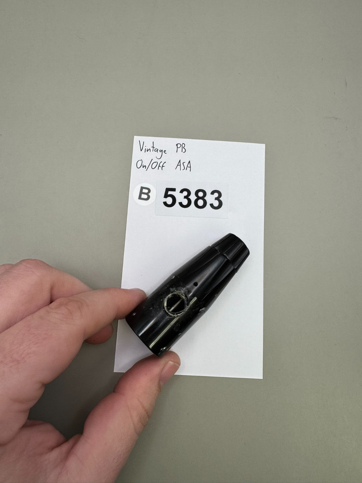 Vintage PB on/Off ASA-Gloss Black