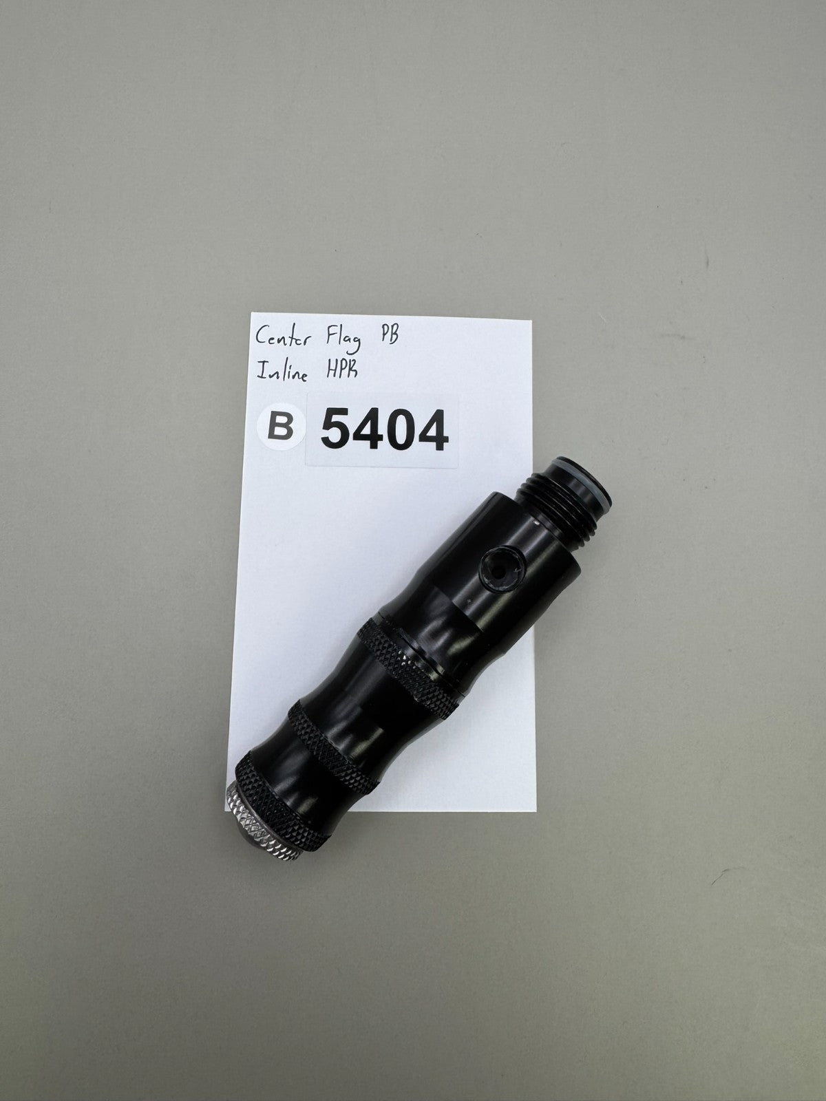 Center Flag PB Inline HPR-Satin Black