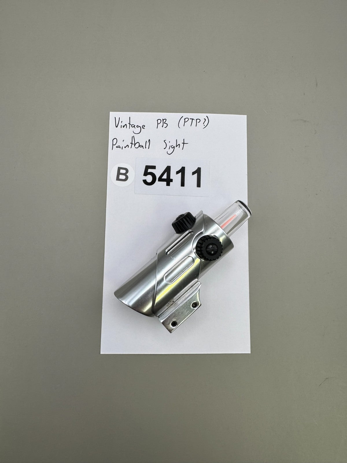 Vintage PB Zion Paintball Sight-Gloss Silver