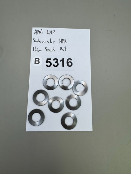 AKA LMP Sidewinder HPR Shim Stack Kit