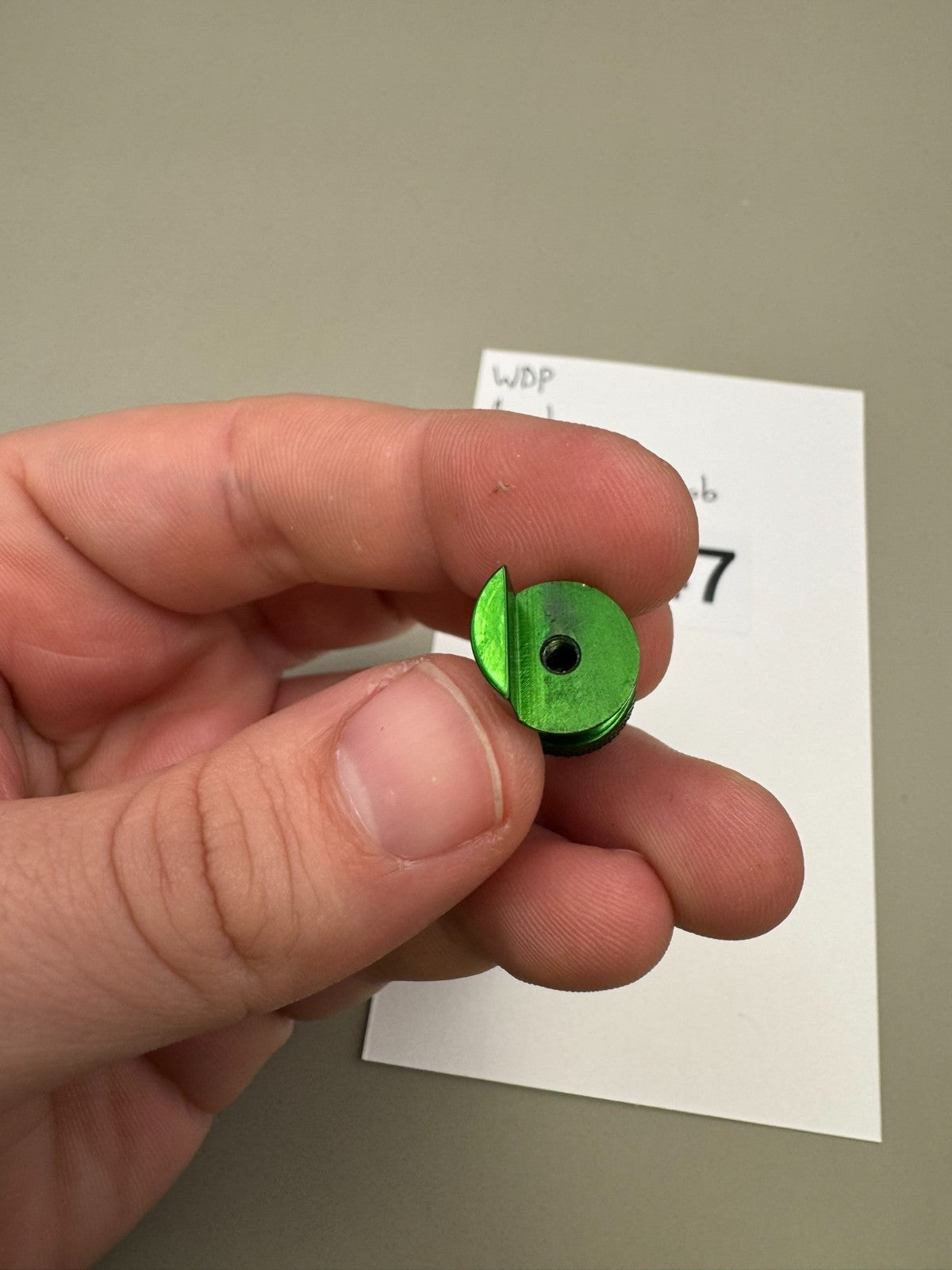 WDP Angel KAPP Breech Knob-Green