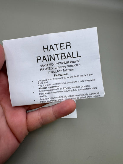 Hater PB Proto/Dye PM7/PMR V4 Hater Board