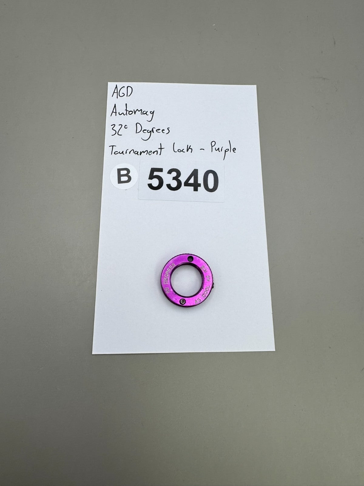 AGD Automag 32 Â° Degrees Tournament Lock-Purple