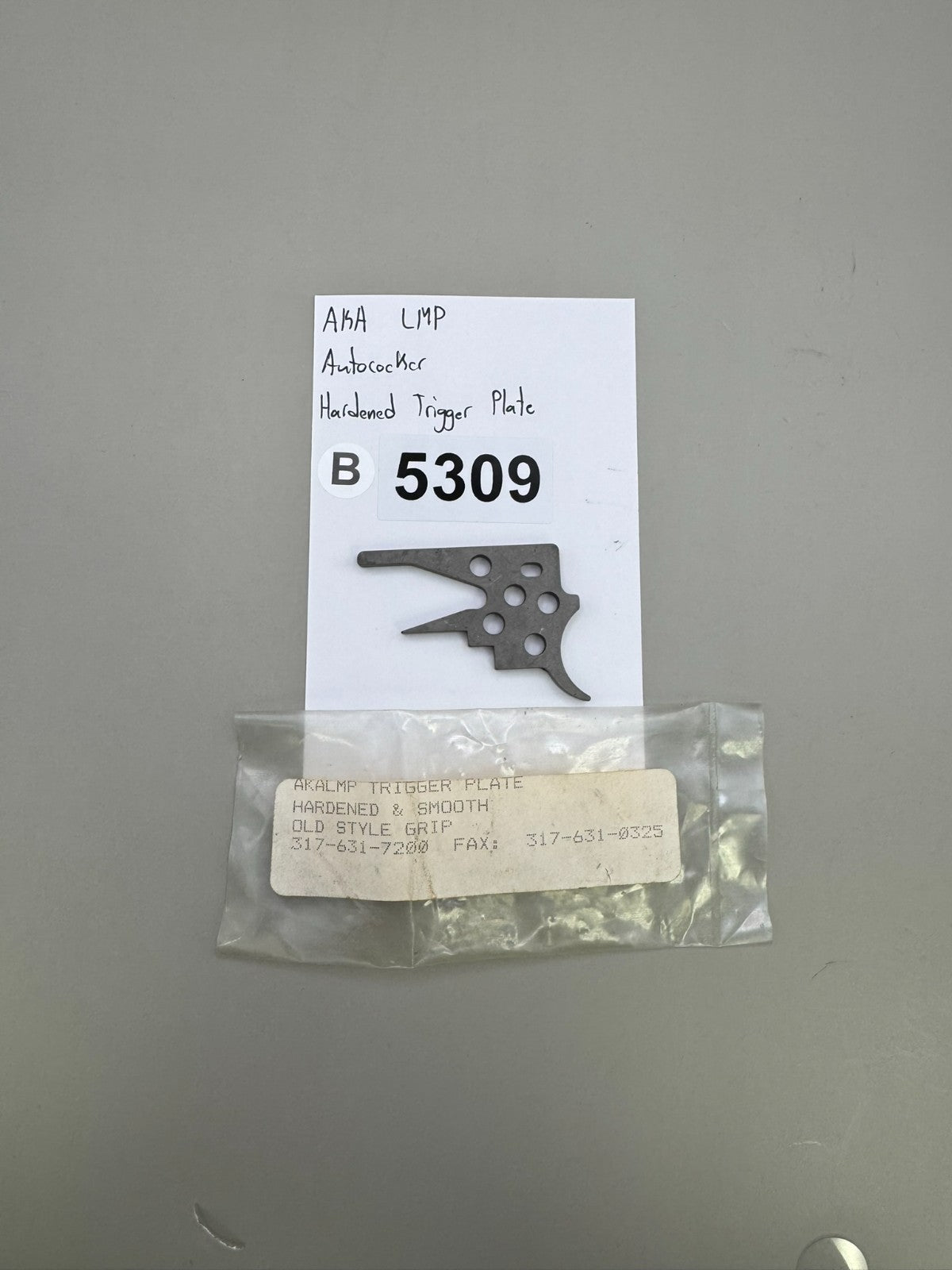 AKA LMP Autococker Hardened Trigger Plate