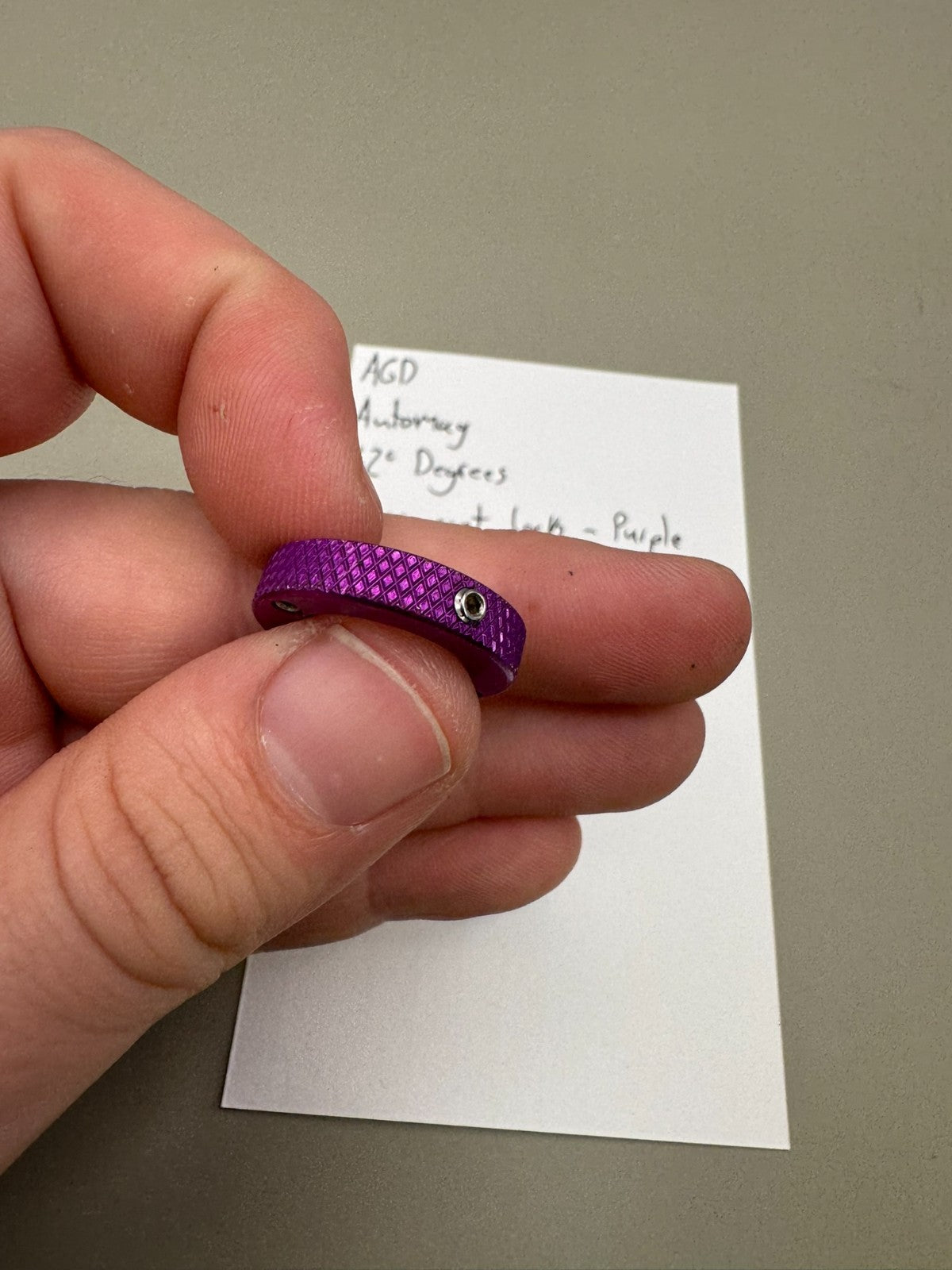 AGD Automag 32 Â° Degrees Tournament Lock-Purple