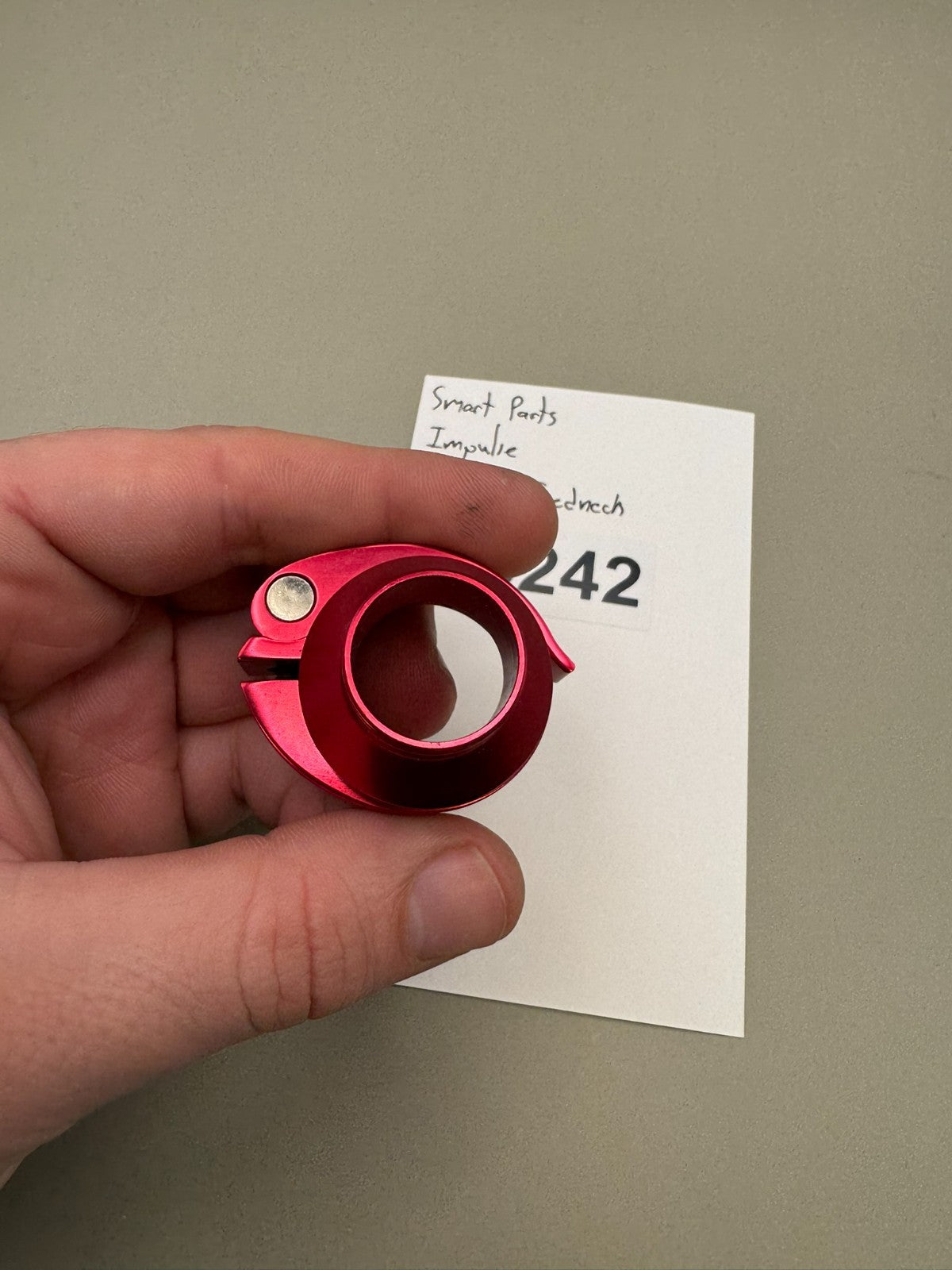 Smart Parts Impulse Clamping Feedneck-Gloss Red