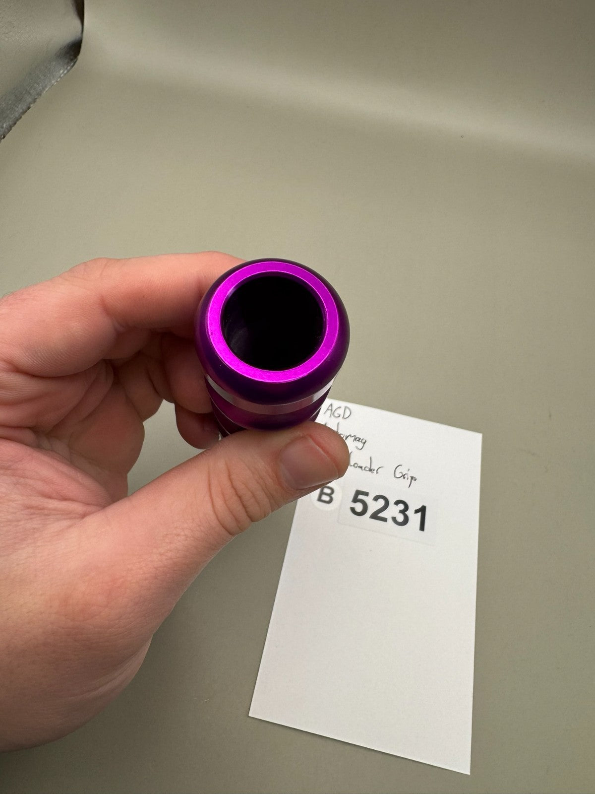 AGD Automag View Loader Grip-Gloss Purple