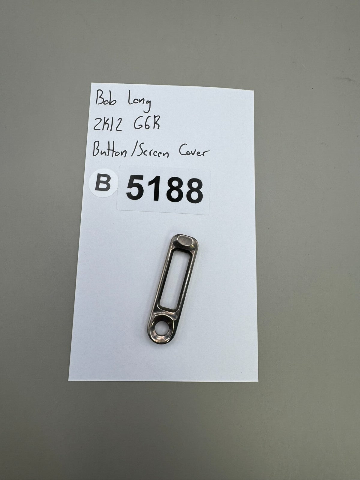 Bob Long 2K12 G6R Button/Screen Cover