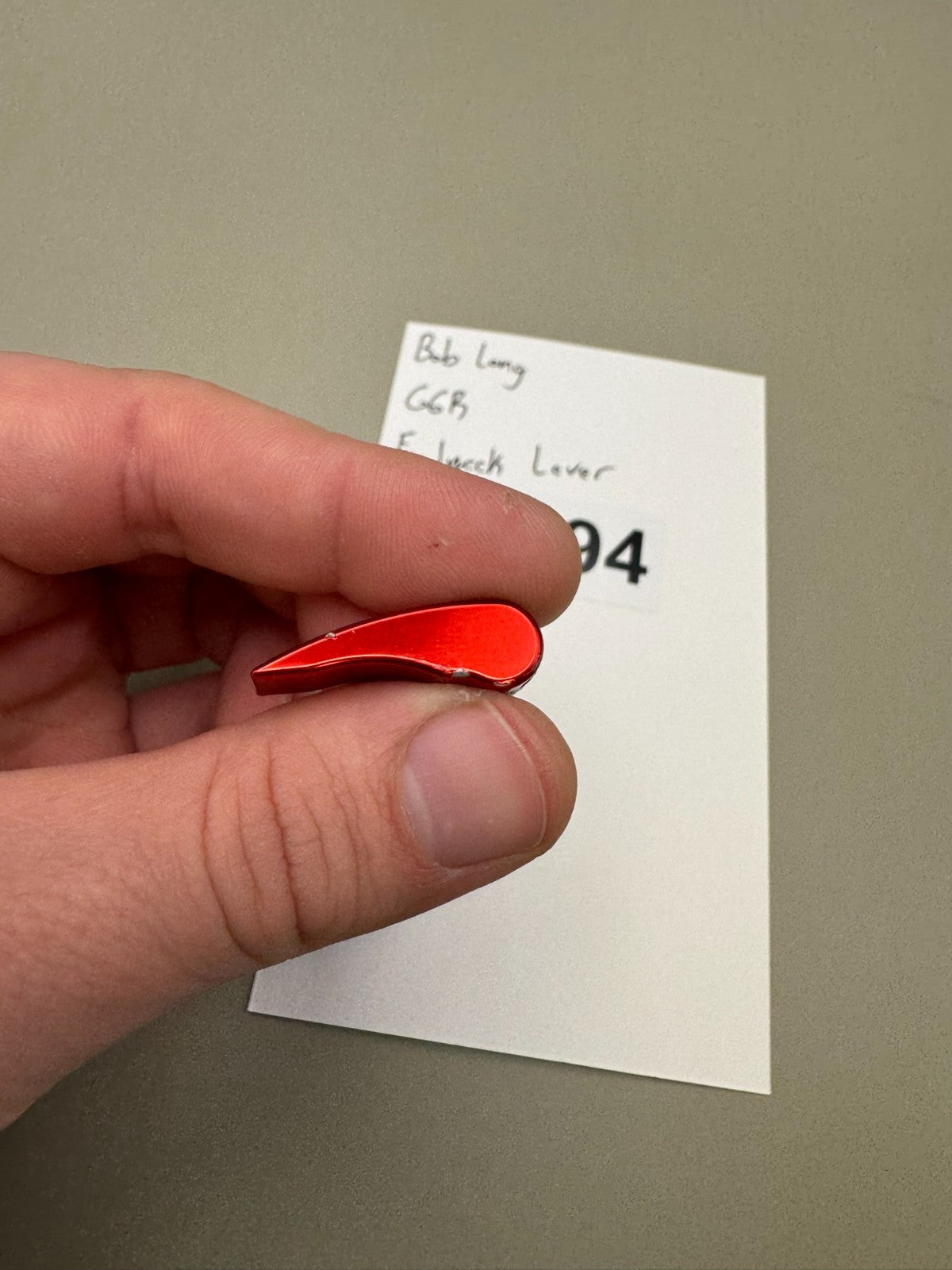 Bob Long G6R Feedneck Lever-Gloss Red
