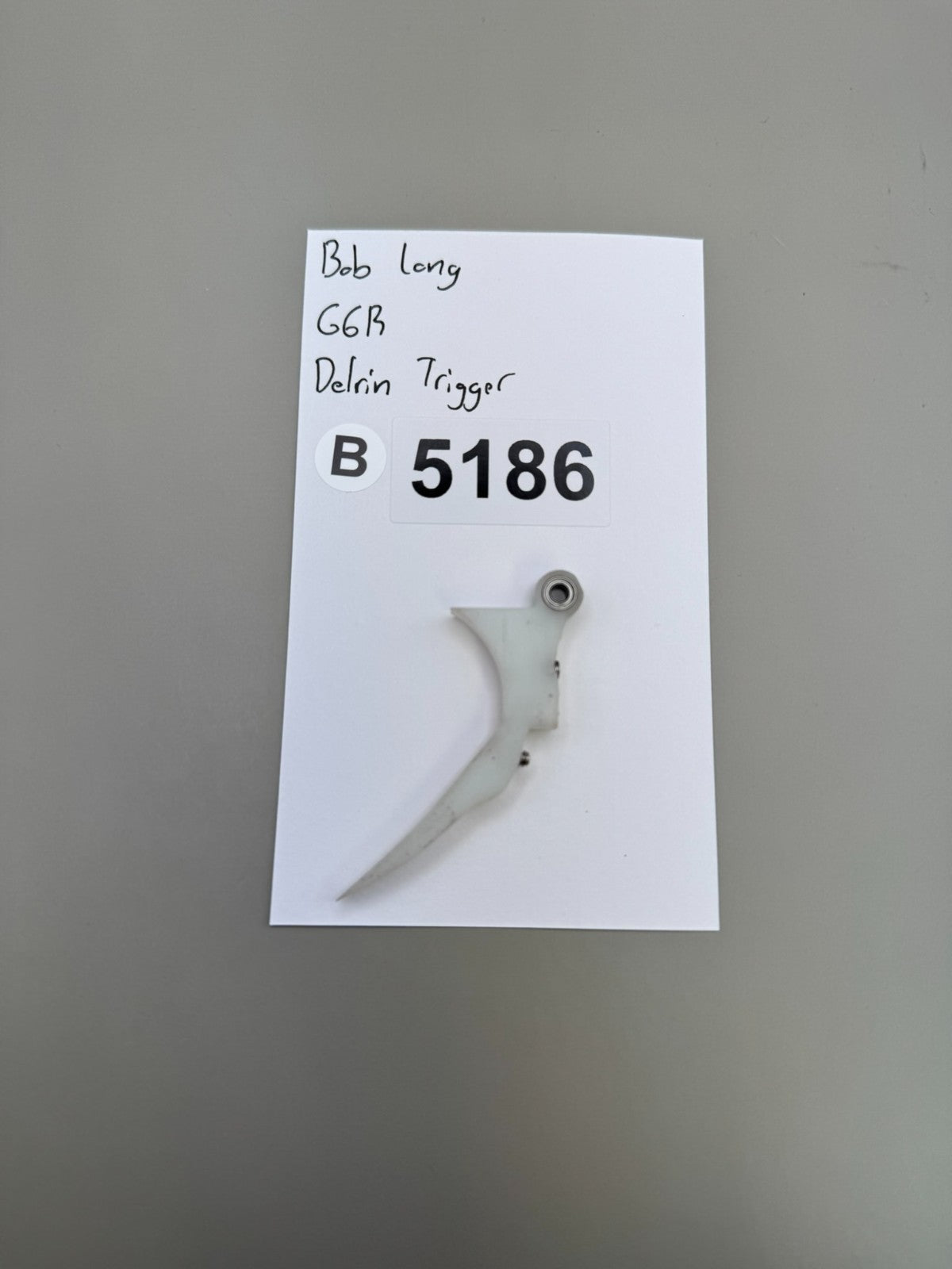 Bob Long G6R Delrin Trigger-White