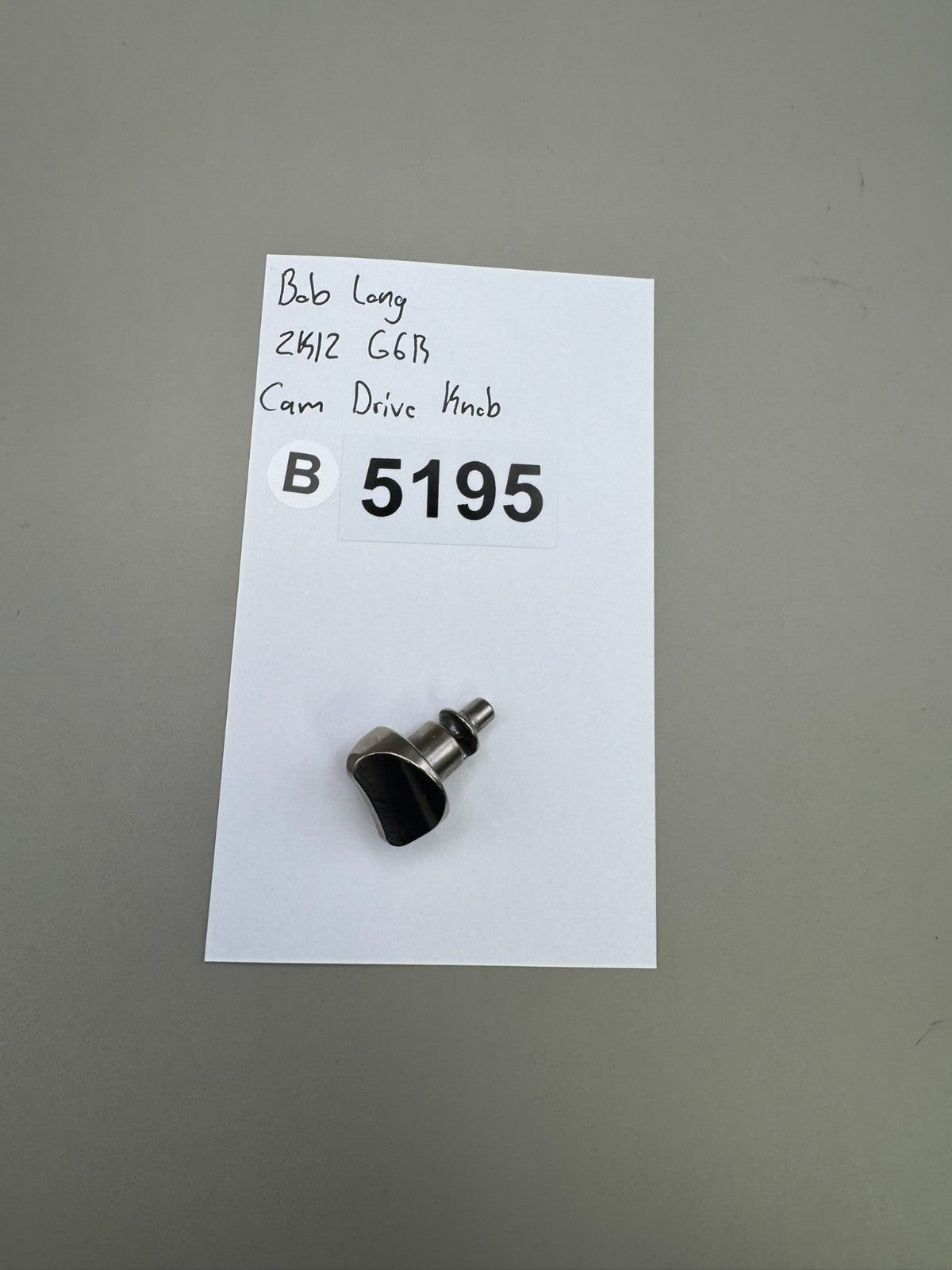 Bob Long 2K12 G6R Cam Drive Knob-Silver