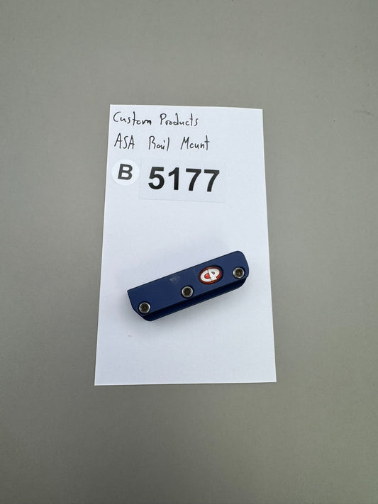 Custom Products ASA Rail Mount-Satin Blue