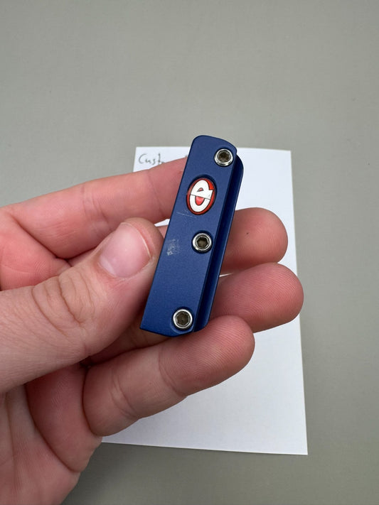Custom Products ASA Rail Mount-Satin Blue