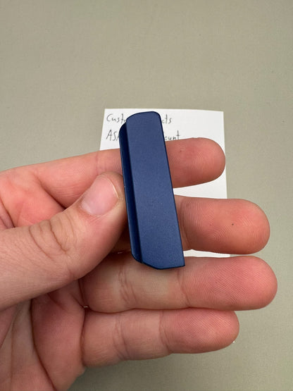 Custom Products ASA Rail Mount-Satin Blue