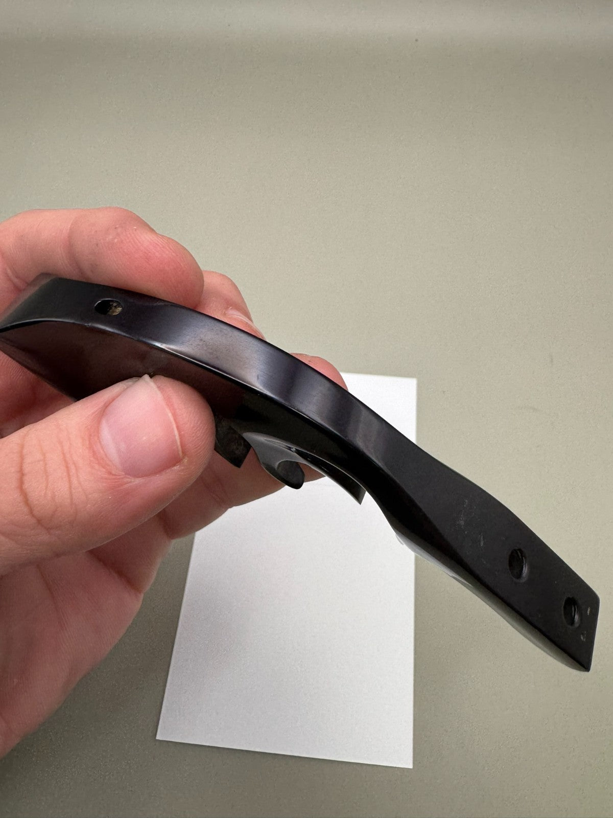 Custom Products Flame ASA Rail/Drop-Gloss Black