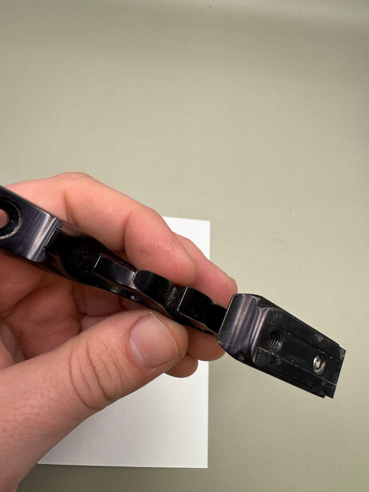 Custom Products Flame ASA Rail/Drop-Gloss Black