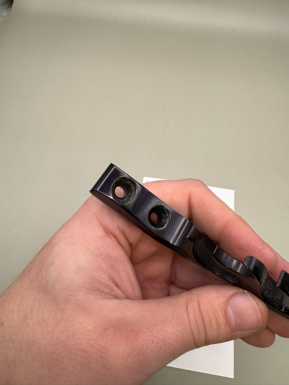 Custom Products Flame ASA Rail/Drop-Gloss Black