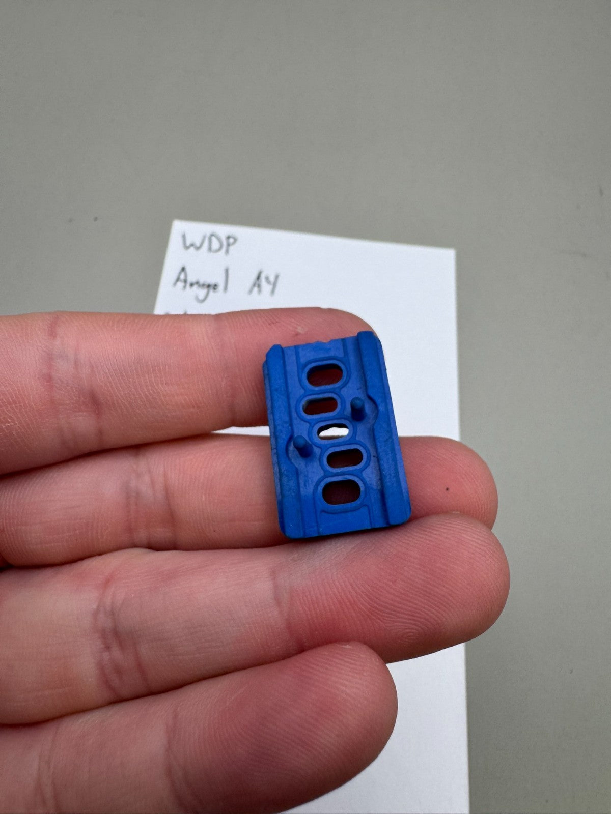 WDP Angel A4 Solenoid Mount-Matte Blue