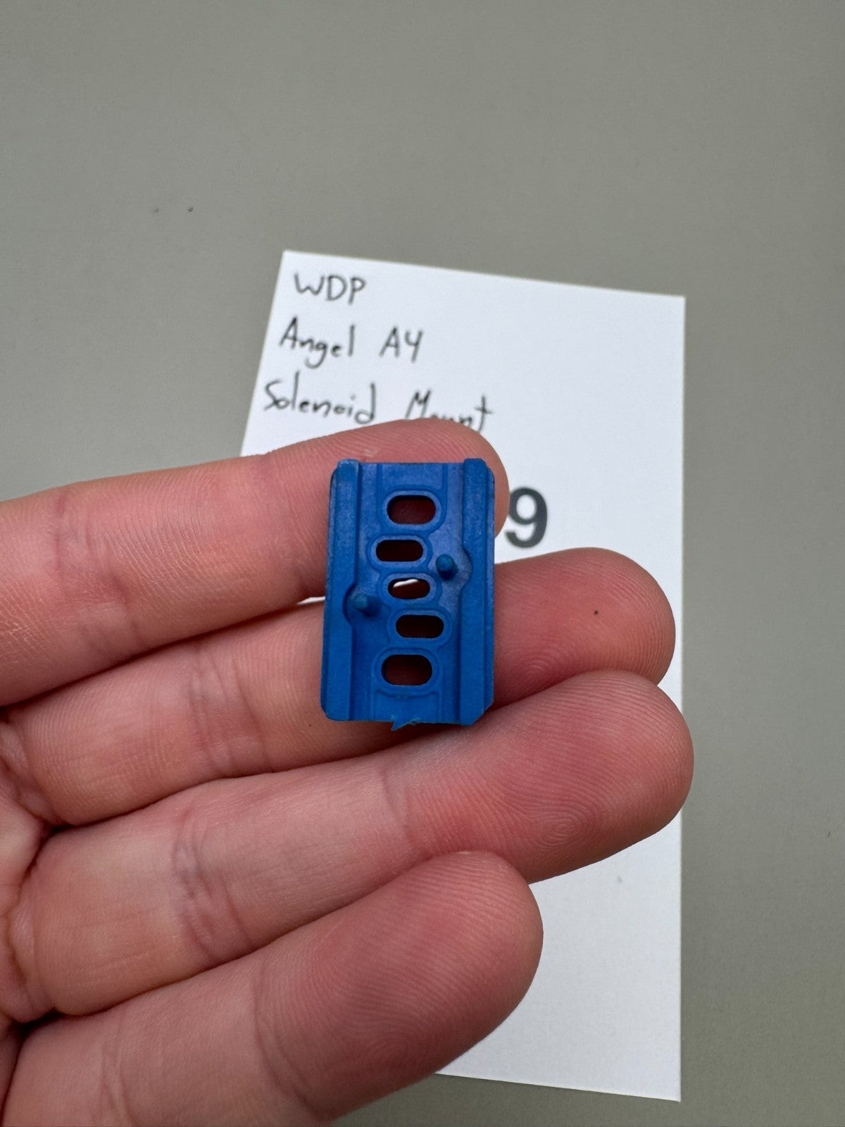 WDP Angel A4 Solenoid Mount-Matte Blue