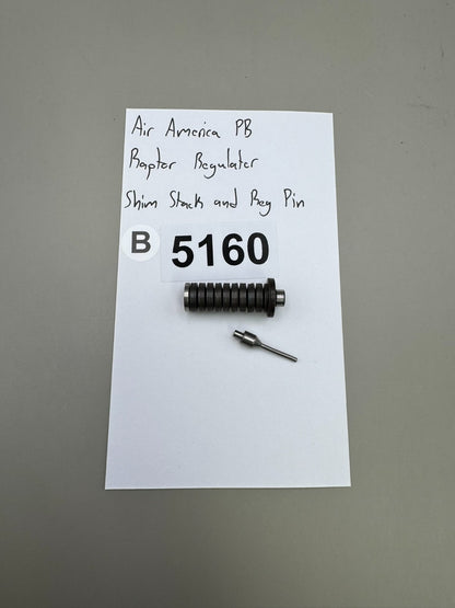Air America PB Raptor Regulator Shim Stack and Reg Pin