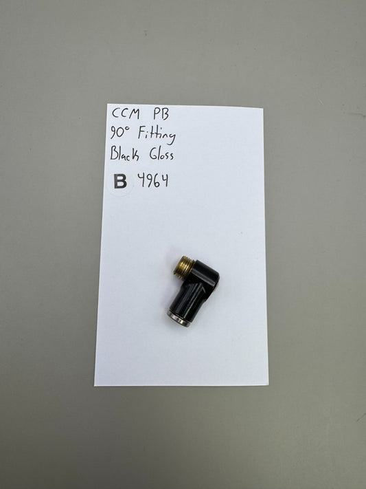 CCM PB 90' Fitting-Black Gloss