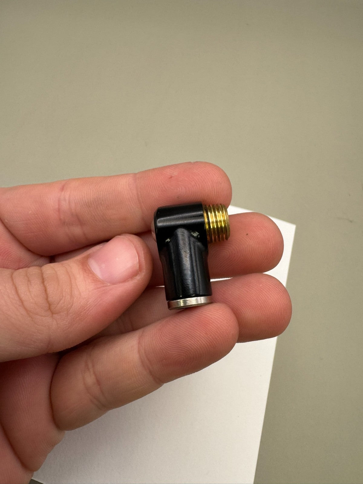 CCM PB 90' Fitting-Black Gloss