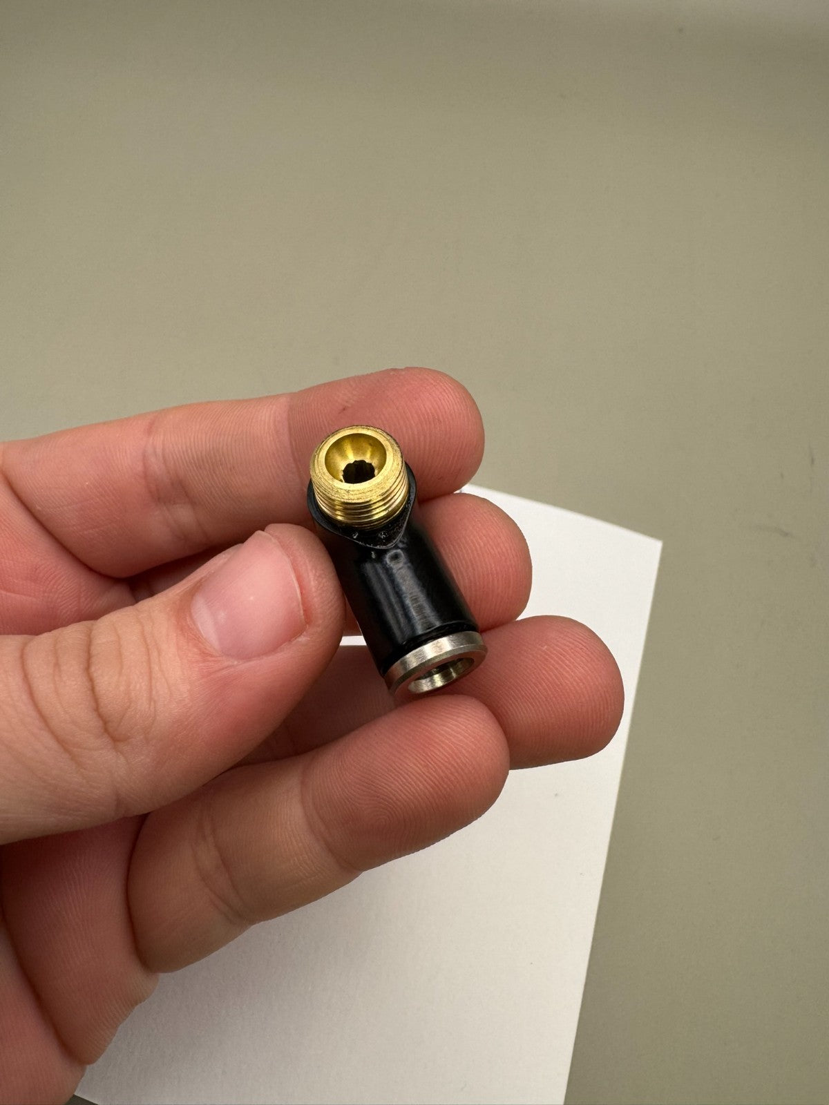 CCM PB 90' Fitting-Black Gloss
