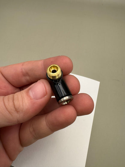 CCM PB 90' Fitting-Black Gloss