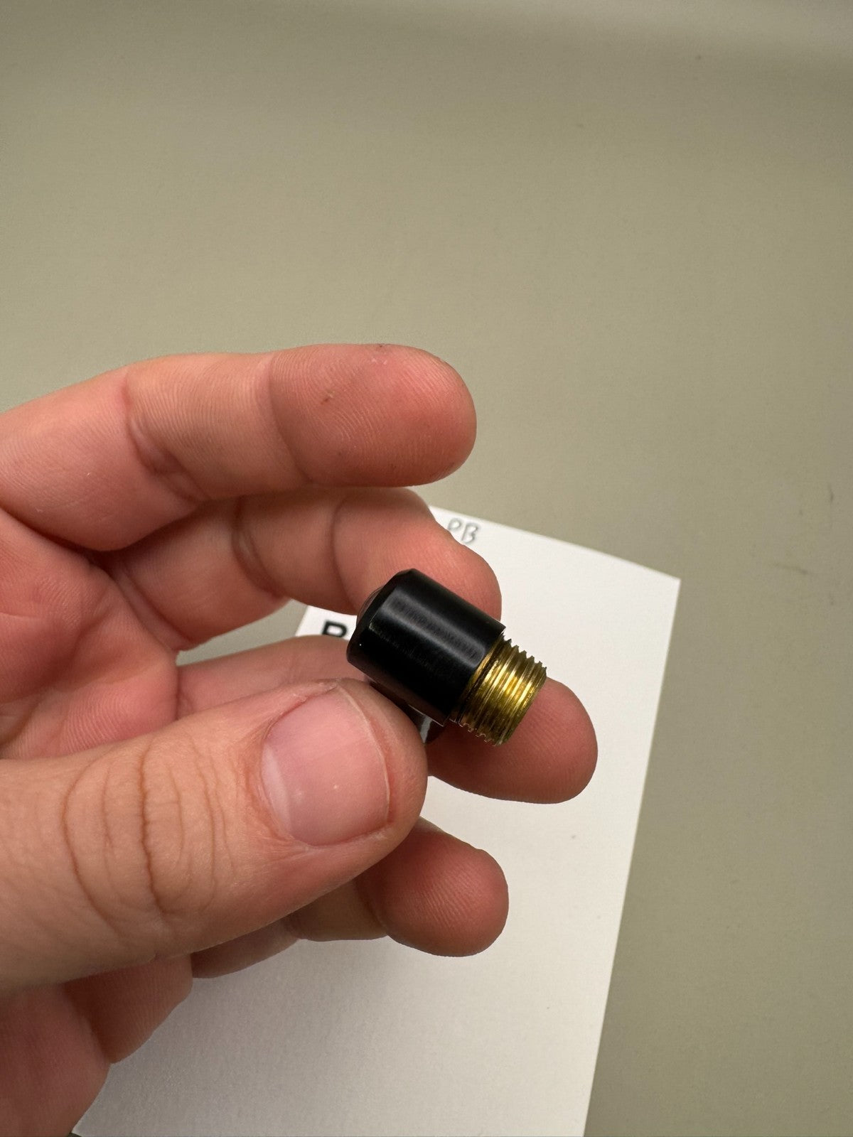 CCM PB 90' Fitting-Black Gloss