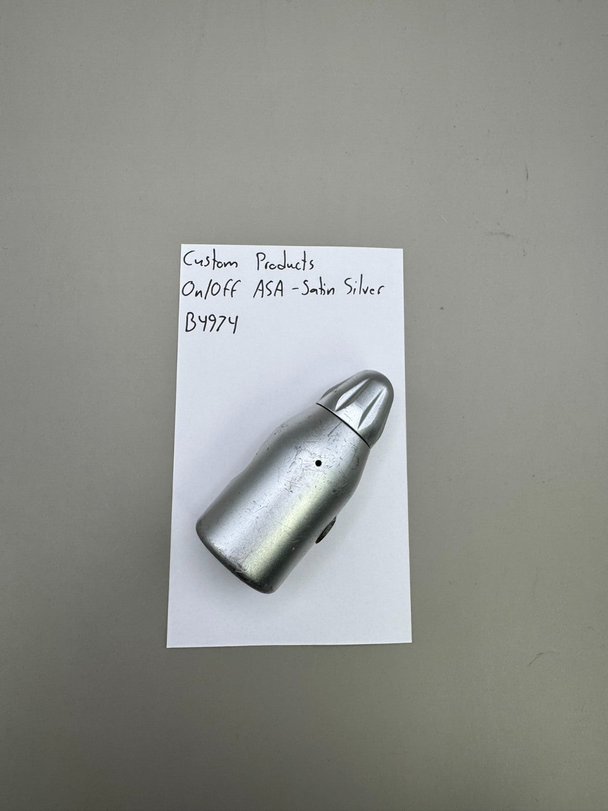 Custom Products On/Off ASA-Satin Silver