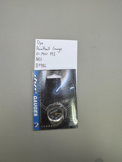 Dye Paintball Gauge O-750 PSI NOS