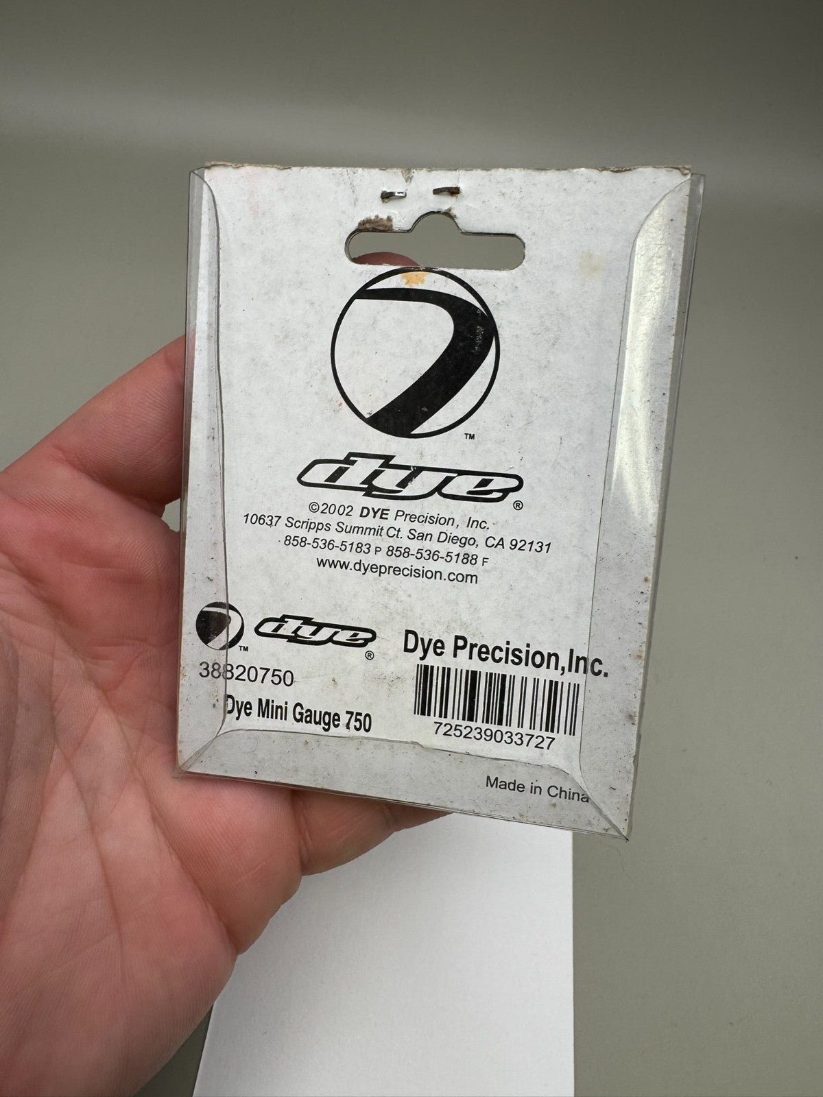 Dye Paintball Gauge O-750 PSI NOS