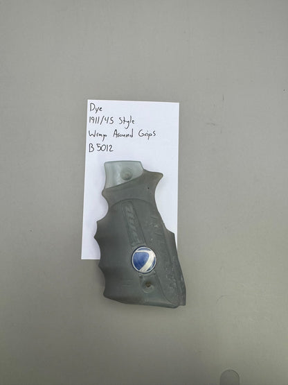 Dye 1911/45 Style Wrap Around Grips-Light Grey