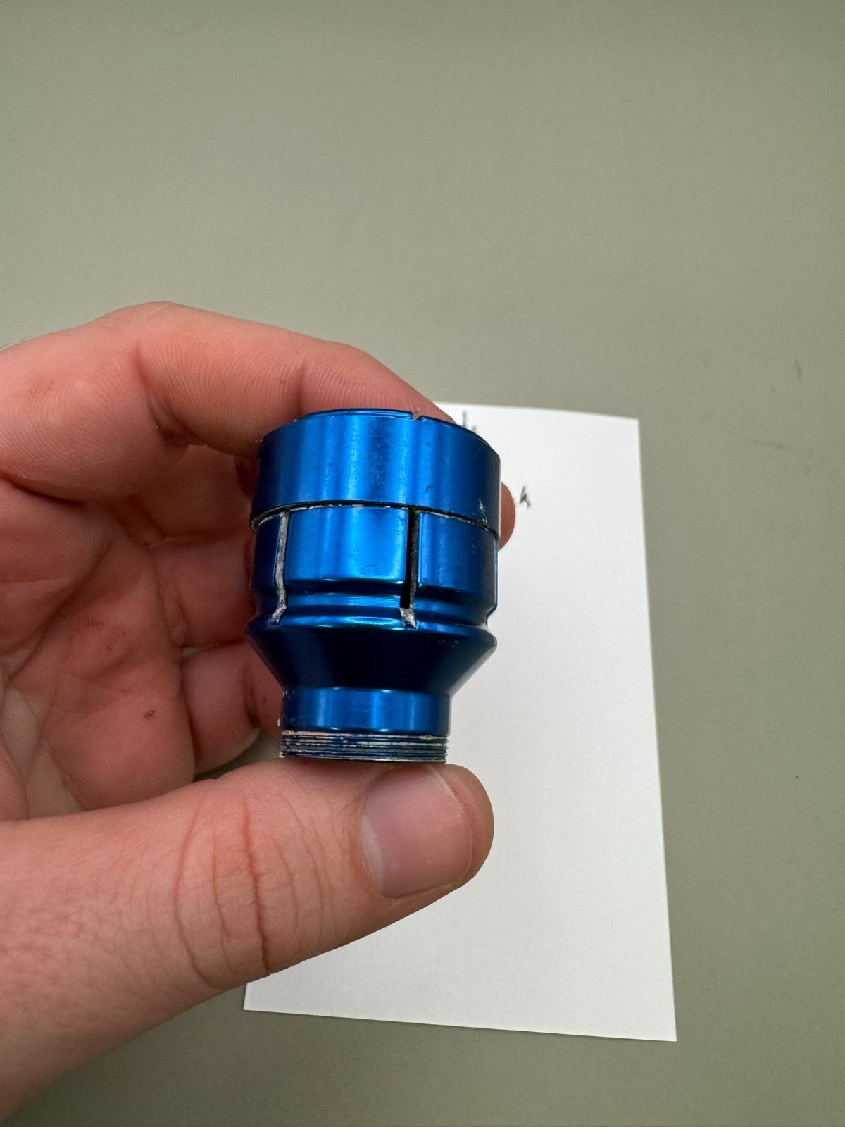 Smart Parts Shocker SFT  Clamping Feedneck-Gloss Blue