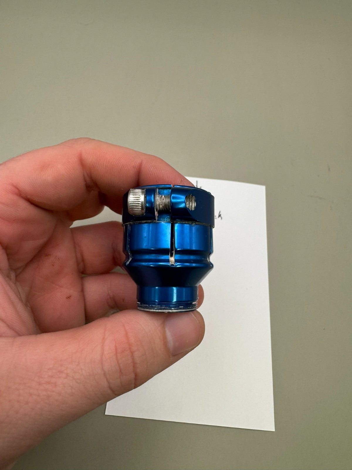 Smart Parts Shocker SFT  Clamping Feedneck-Gloss Blue