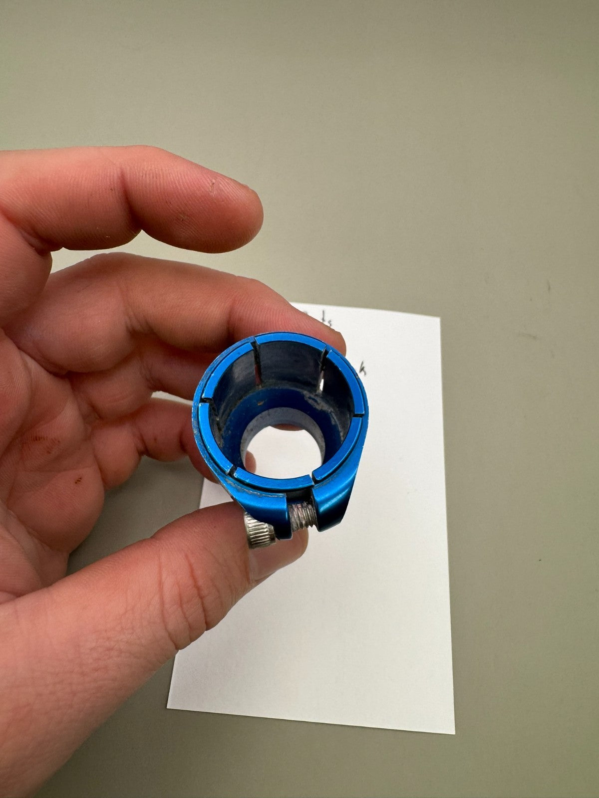 Smart Parts Shocker SFT  Clamping Feedneck-Gloss Blue