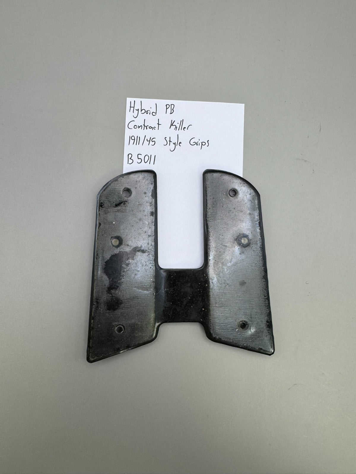 Hybrid PB Contract Killer 1911/45 Style Grips-Grey