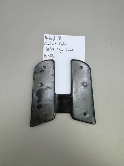 Hybrid PB Contract Killer 1911/45 Style Grips-Grey