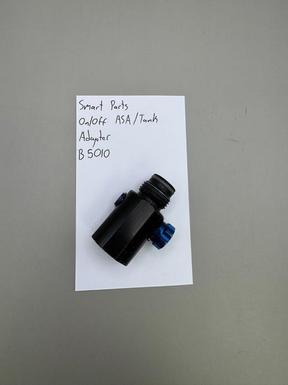 Smart Parts On/Off ASA/Tank Adapter-Satin Balck