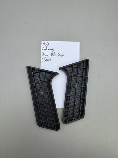 AGD Automag Single Hole Grips-Black