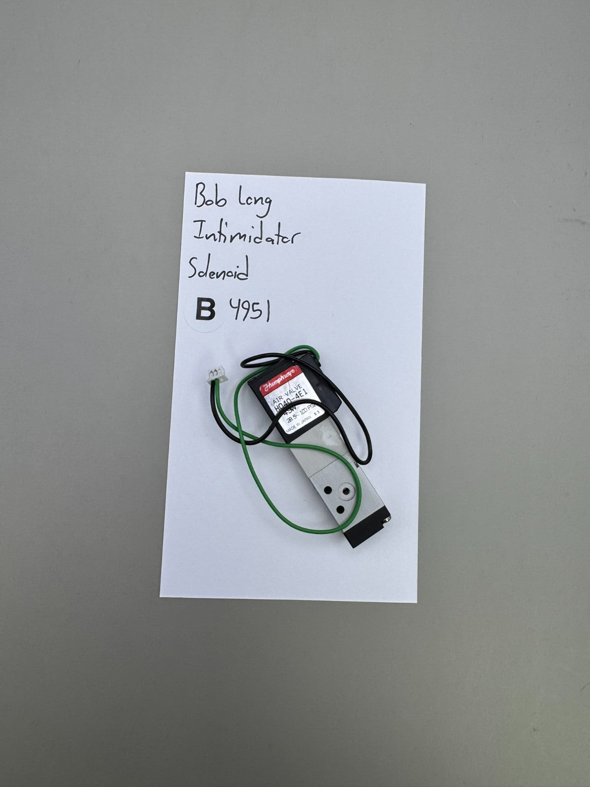Bob Long Intimidator Solenoid