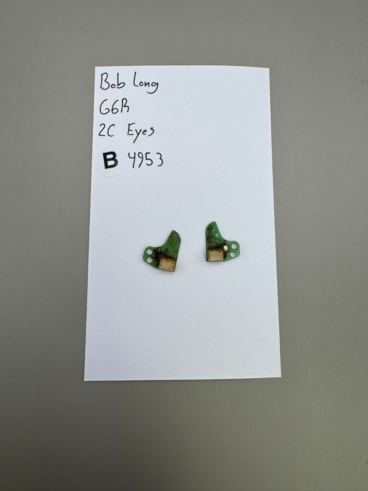 Bob Long G6R 2C Eyes