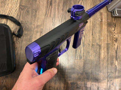 Purple and Black Field One Force Paintball Marker