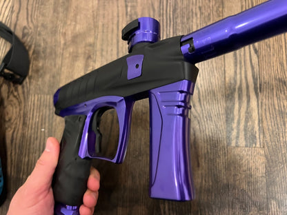 Purple and Black Field One Force Paintball Marker