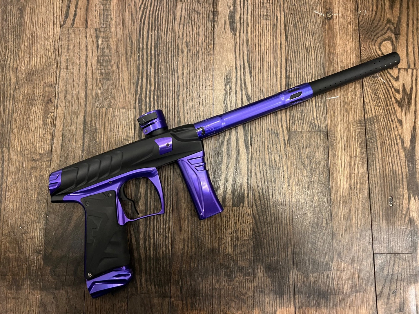 Purple and Black Field One Force Paintball Marker