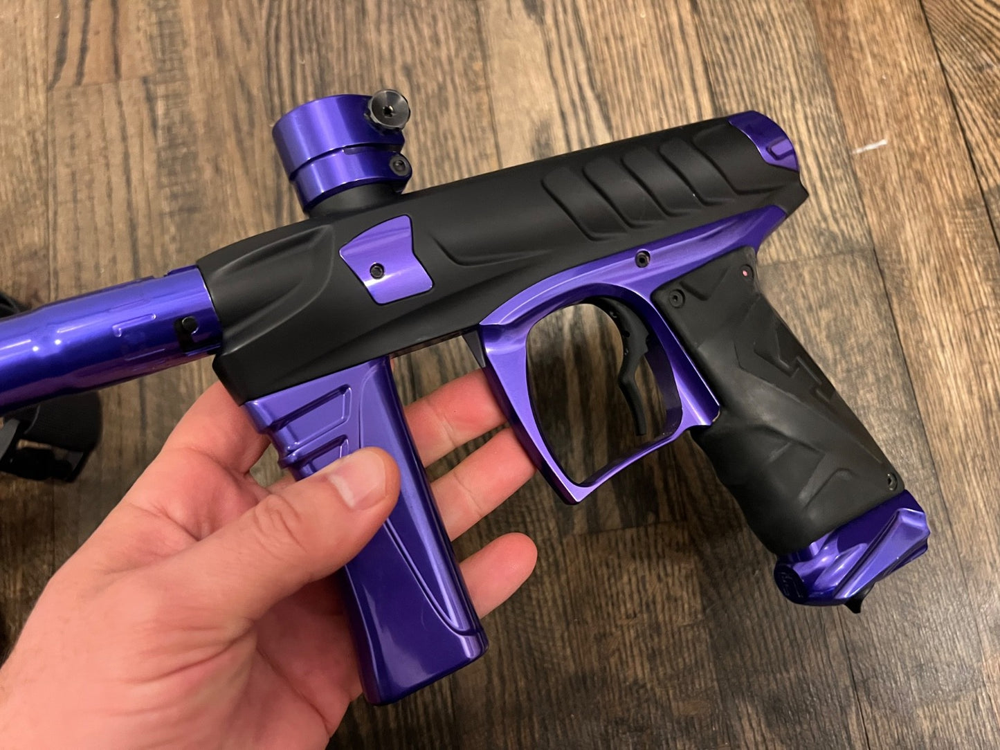 Purple and Black Field One Force Paintball Marker