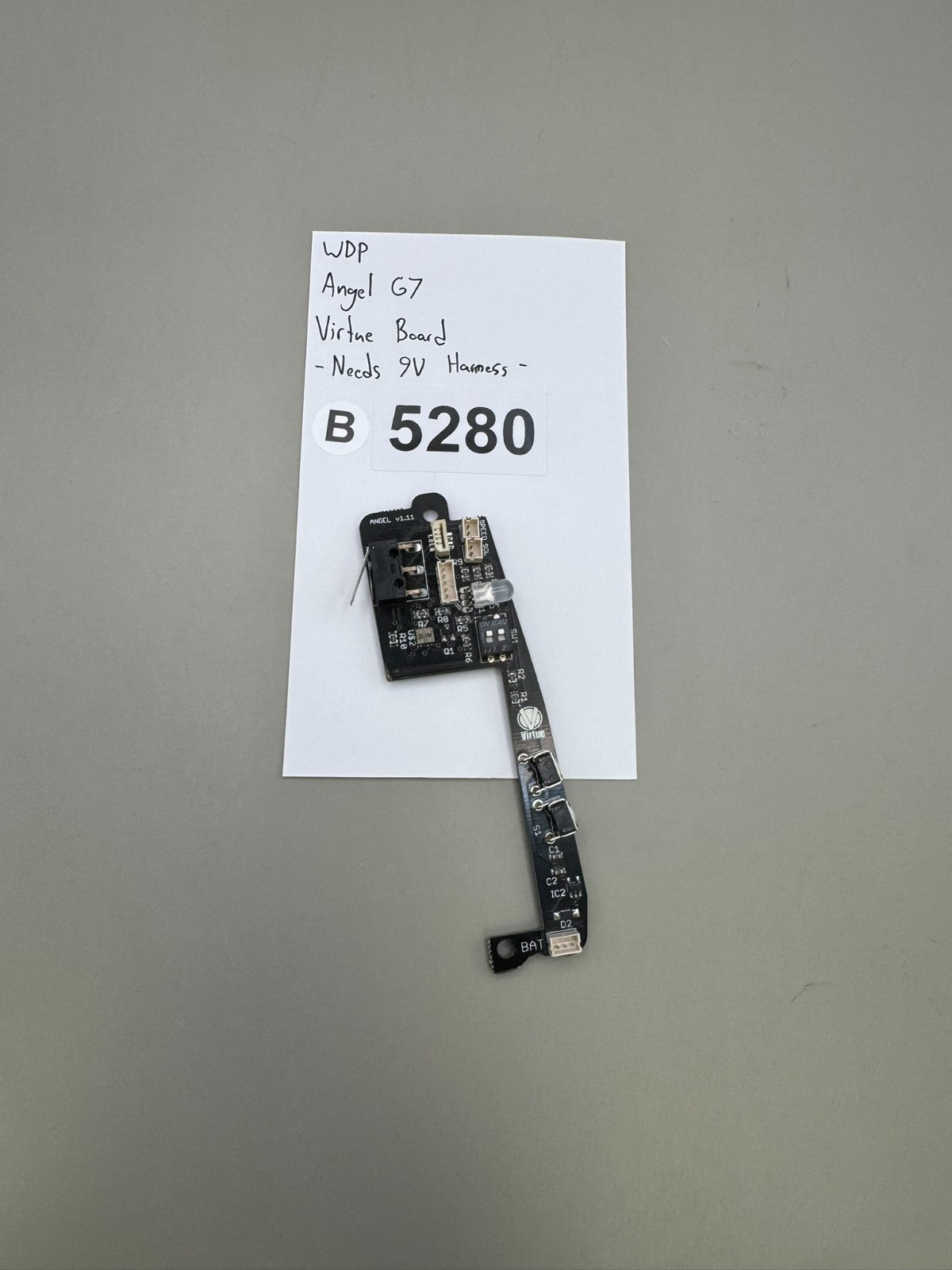 WDP Angel G7 Virtue Board-Needs 9V Harness